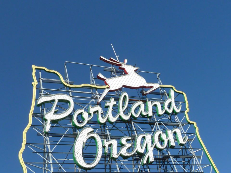 The gorgeous Portland Sign